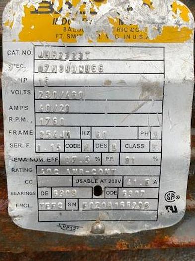 Used Goulds 4'' x 3'' Mild Steel Centrifugal Pump