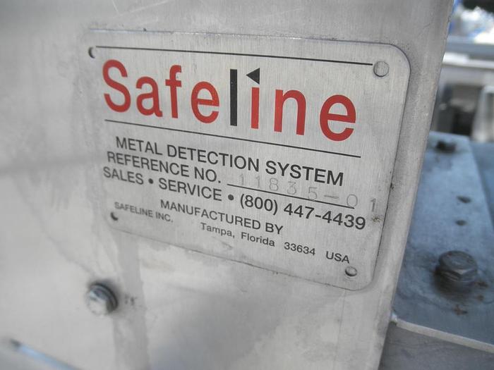 Used Conveyor, Belt, 7.5" x 7'8", S/st, Safeline #S740535