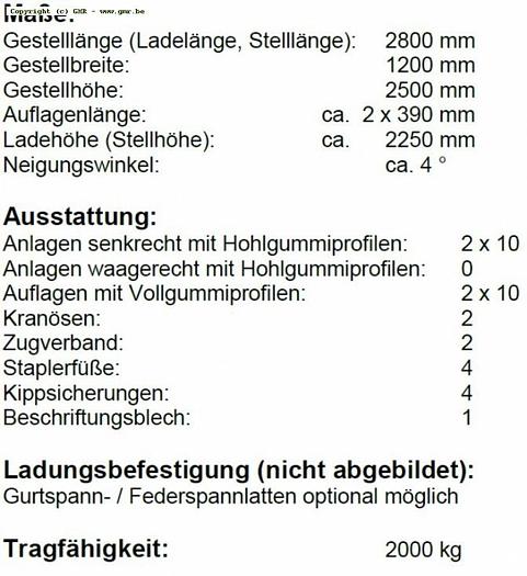 GMI 1P - RAL A-2x390-L2800xW120 - S-TRA-011