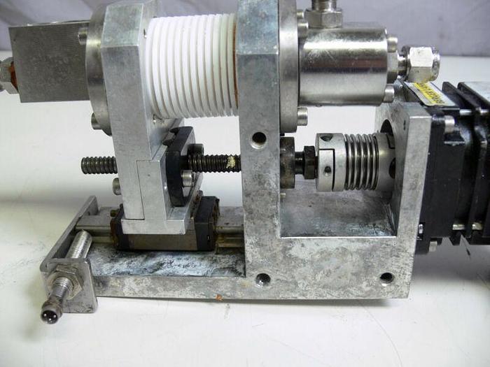 Used Berger Lahr VRDM 564/50 LNC Motor w/ Sensor & Linear Motion Press Assembly