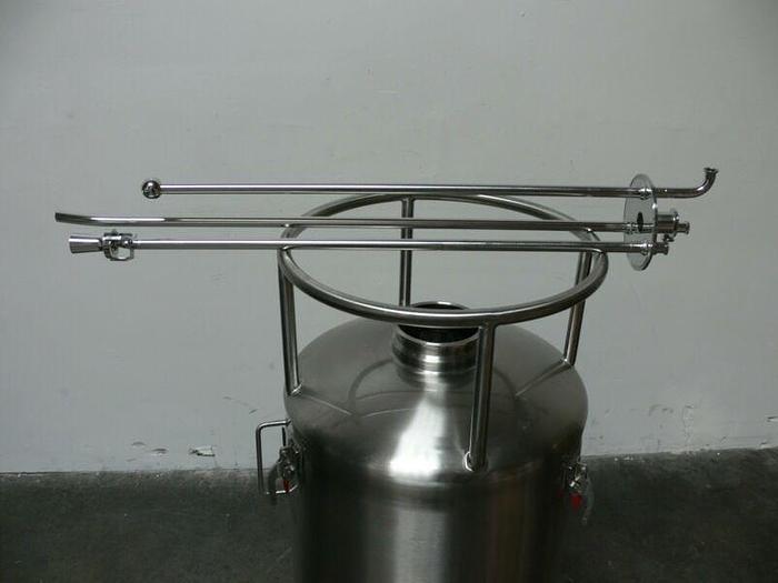 Used Lot of 4 Precision 200 Liter 316 Stainless Steel  Pressure Vessel 100 PSI @ 302F