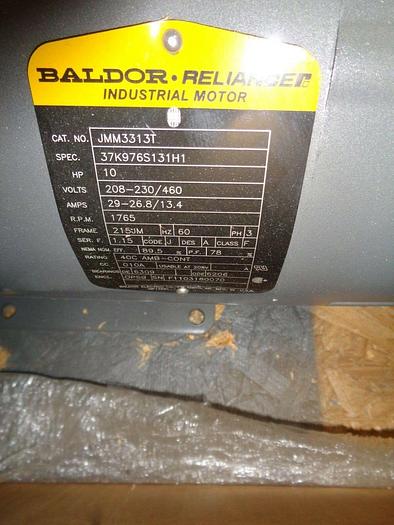 BALDOR JMM3313T 10HP, 1765RPM, 3PH, 60HZ, 215JM, 3733M, OPSB, F 208-230V/460