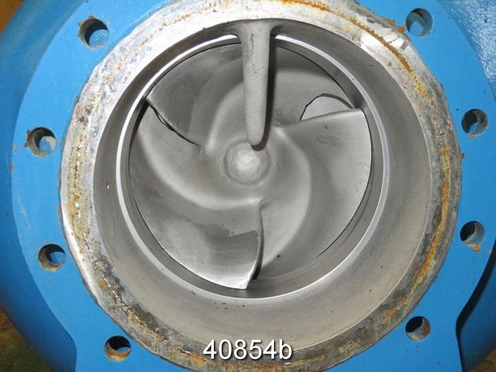 Used ITT A-C 12x14x25 Pump, SS Casing, 4-Vane SS Impeller #40854