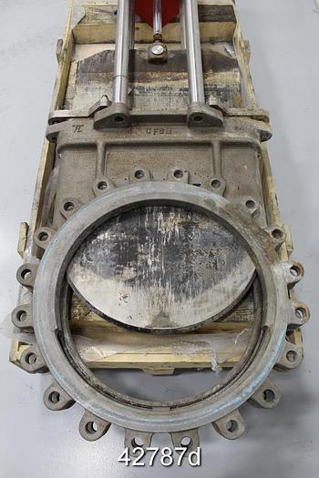 Used North Port Valves 24" Air Operated Knife Gate Valve #42787