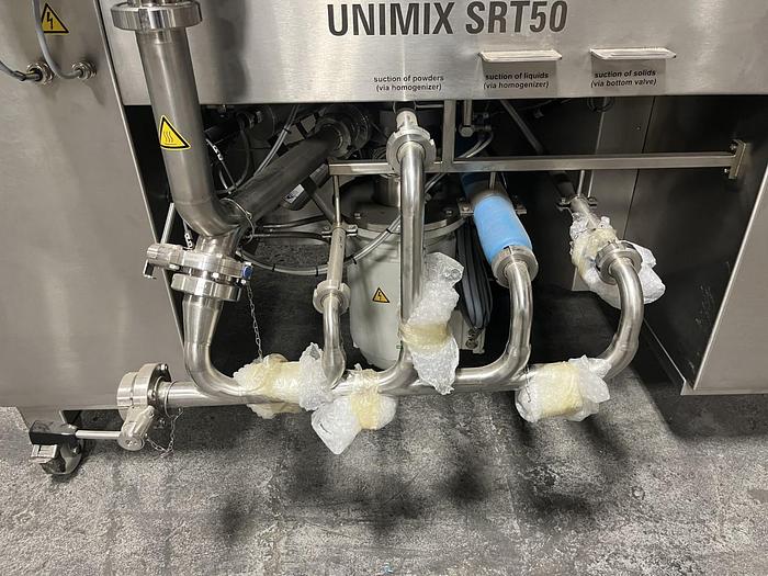 Used 50 LITER EKATO UNIMIX VACUUM MIXER - MODEL SRT 50