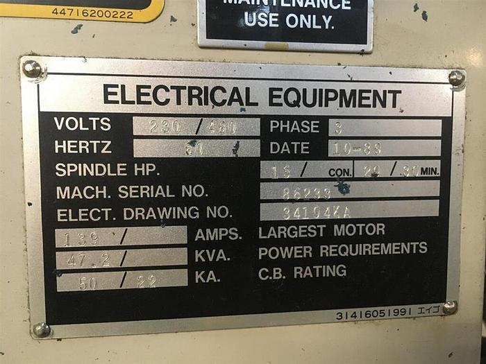 Used 1989 Mazak QT15N