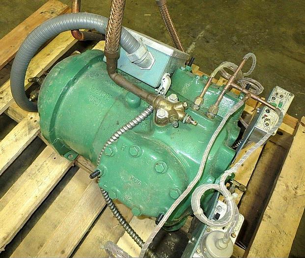 Used Carlyle 06DM3130CA3650 Semi-Hermetic Reciprocating Compressor (400-460V, 5 HP)