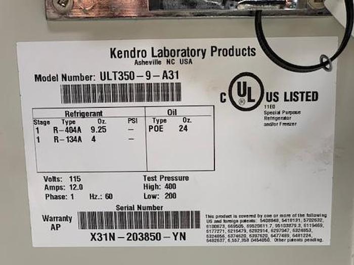 Used Revco Lab Freezer