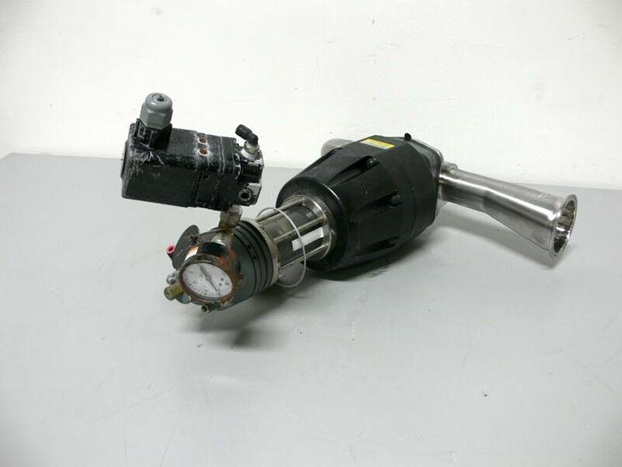 Used ITT Pure-Flo Diaphragm Actuator 2" & 3" Sanitary w/ Conoflow GT2108ED Transducer
