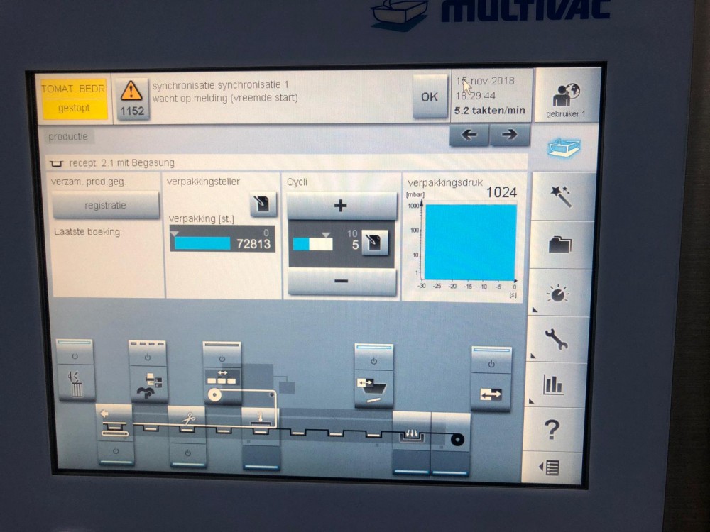 Used Multivac R275CD