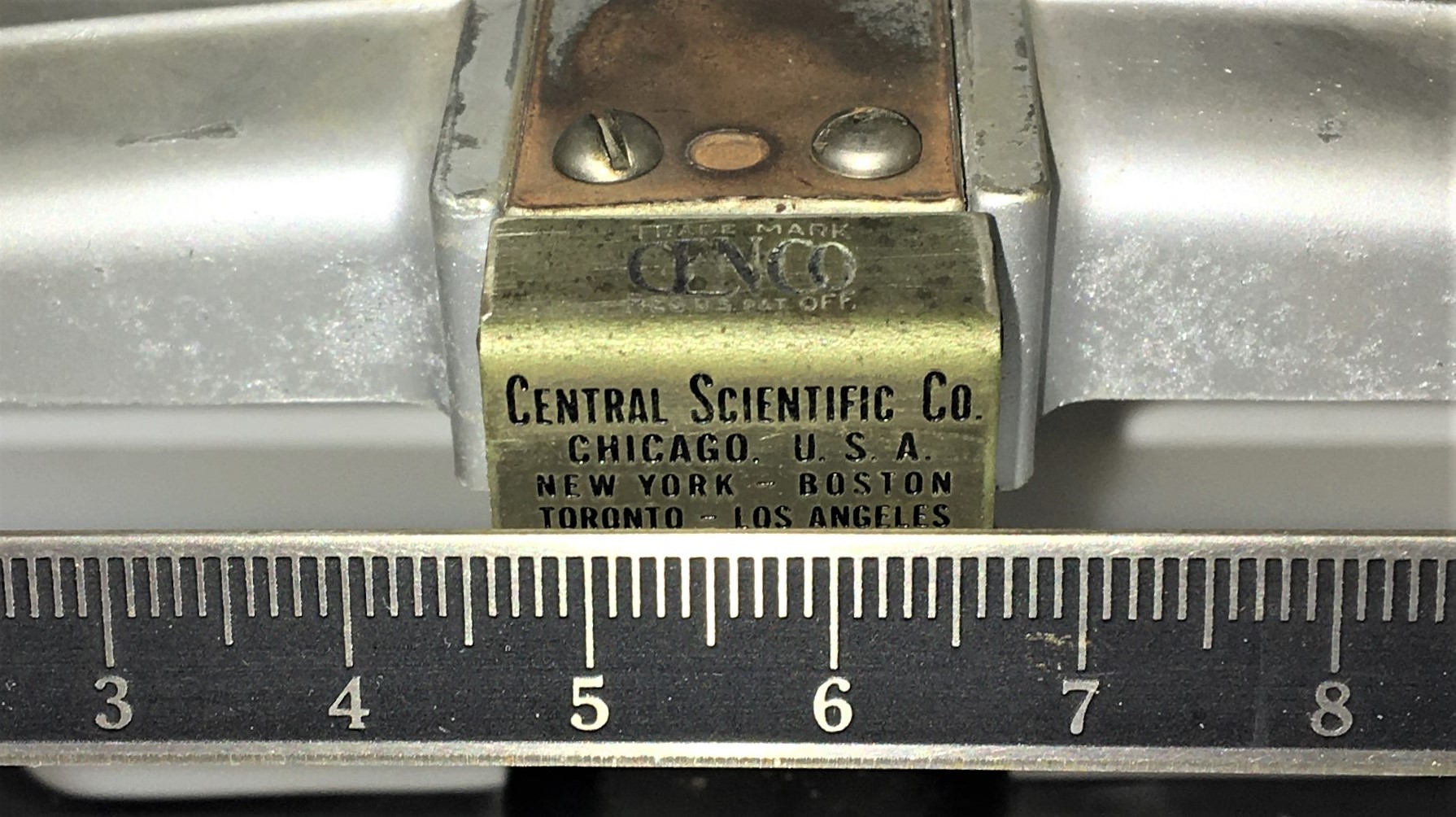 Used Cenco Mechanical Beam Balance - 10g