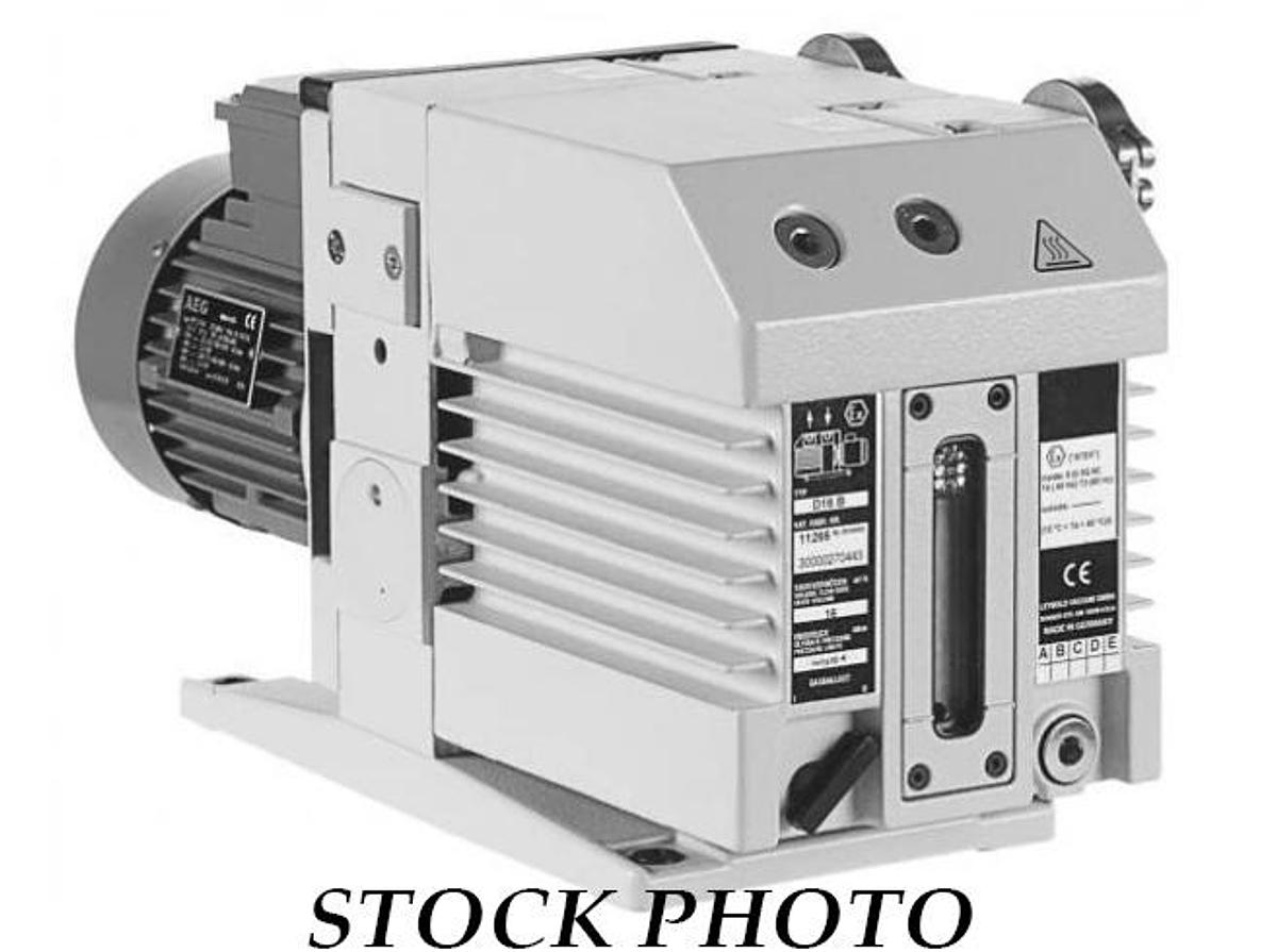 Used Leybold Rotary Vane Vacuum Pump Model D16B