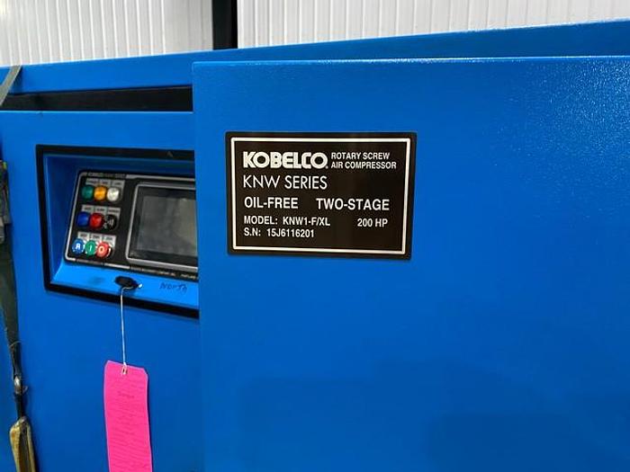 Used 2016 Kobelco KNW1-F/XL Variable Speed Air Compressor