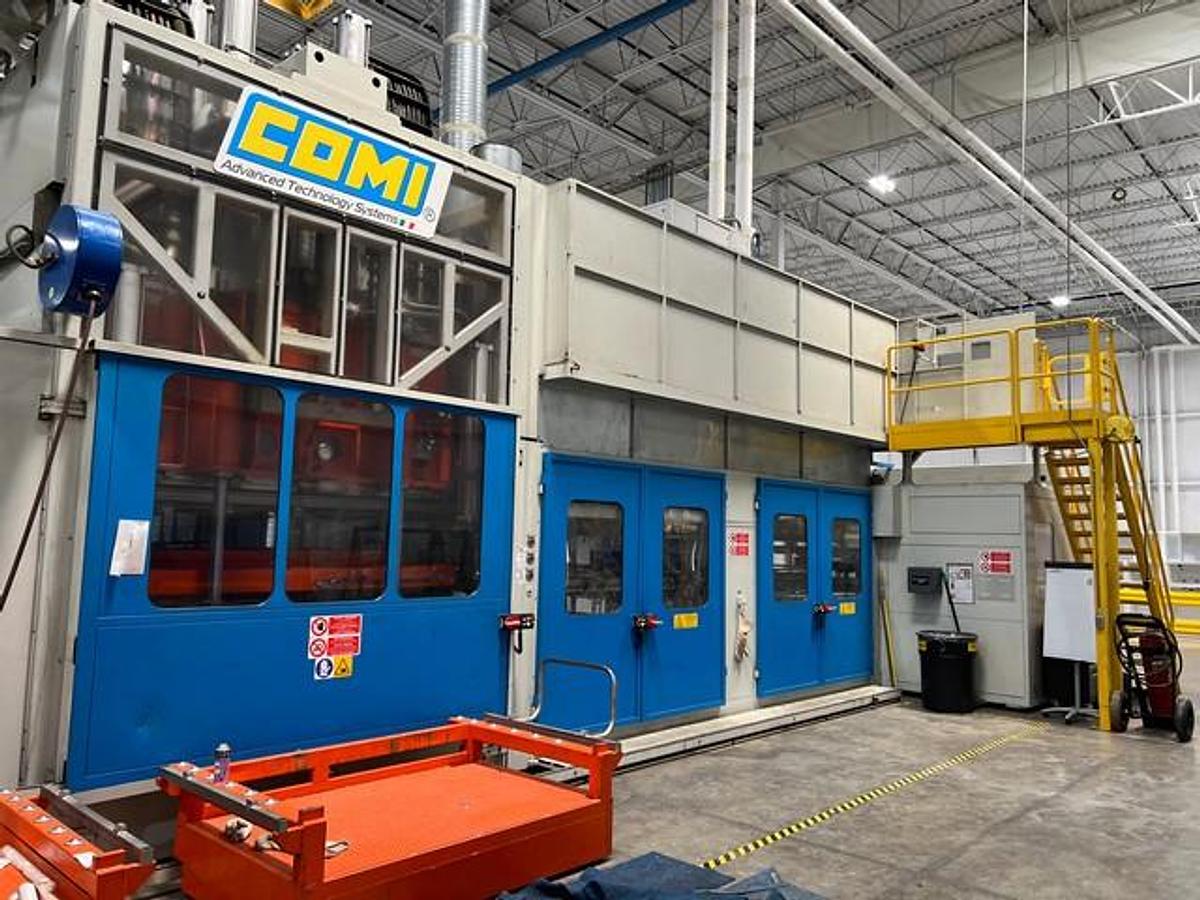 Used 2018 Comi Plastic Thermoforming Machine Model Super Line NG Full Electric