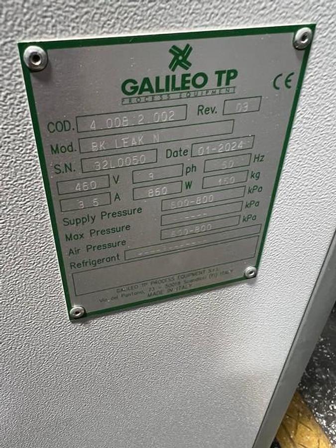 Used 2024 Galileo Pressure Tester & Leak Detector