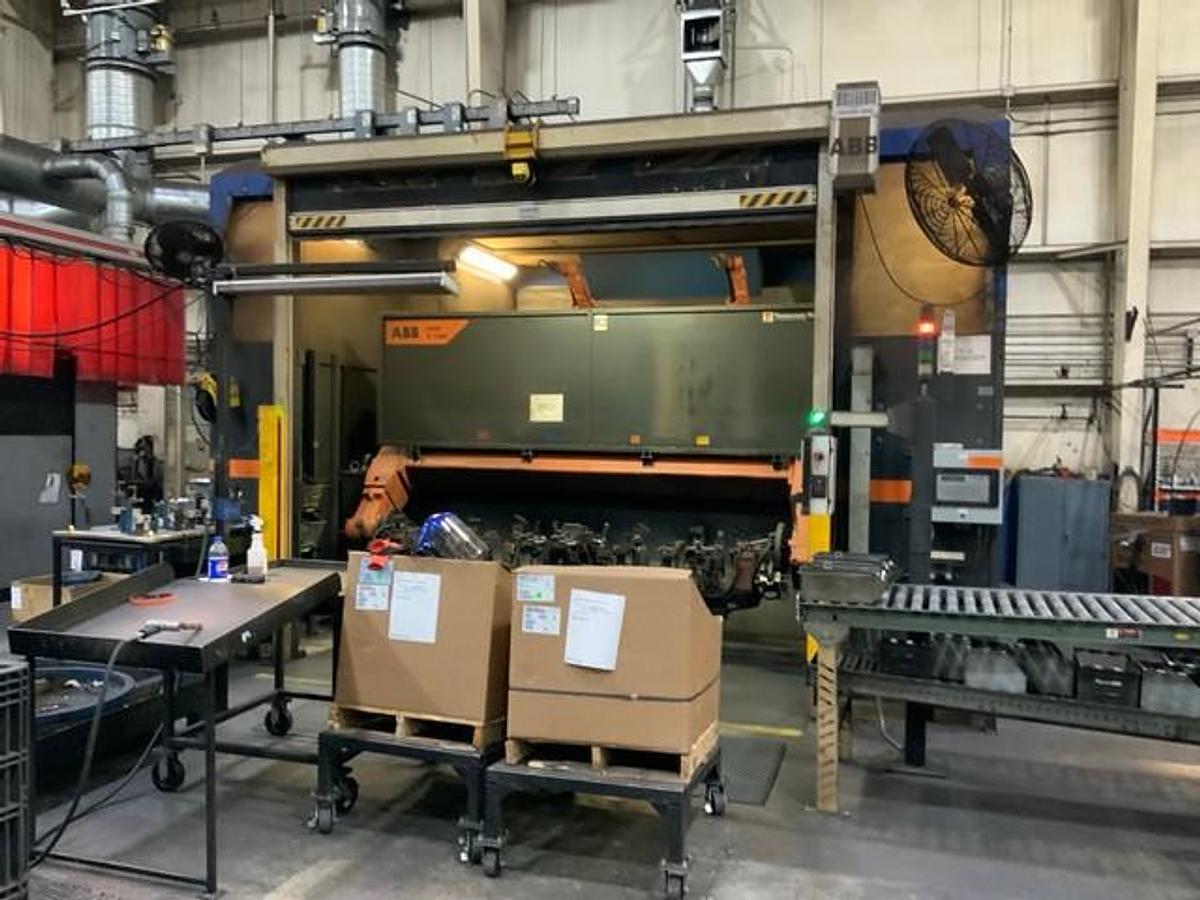 Used 2015 ABB Dual Robot Welding Cell