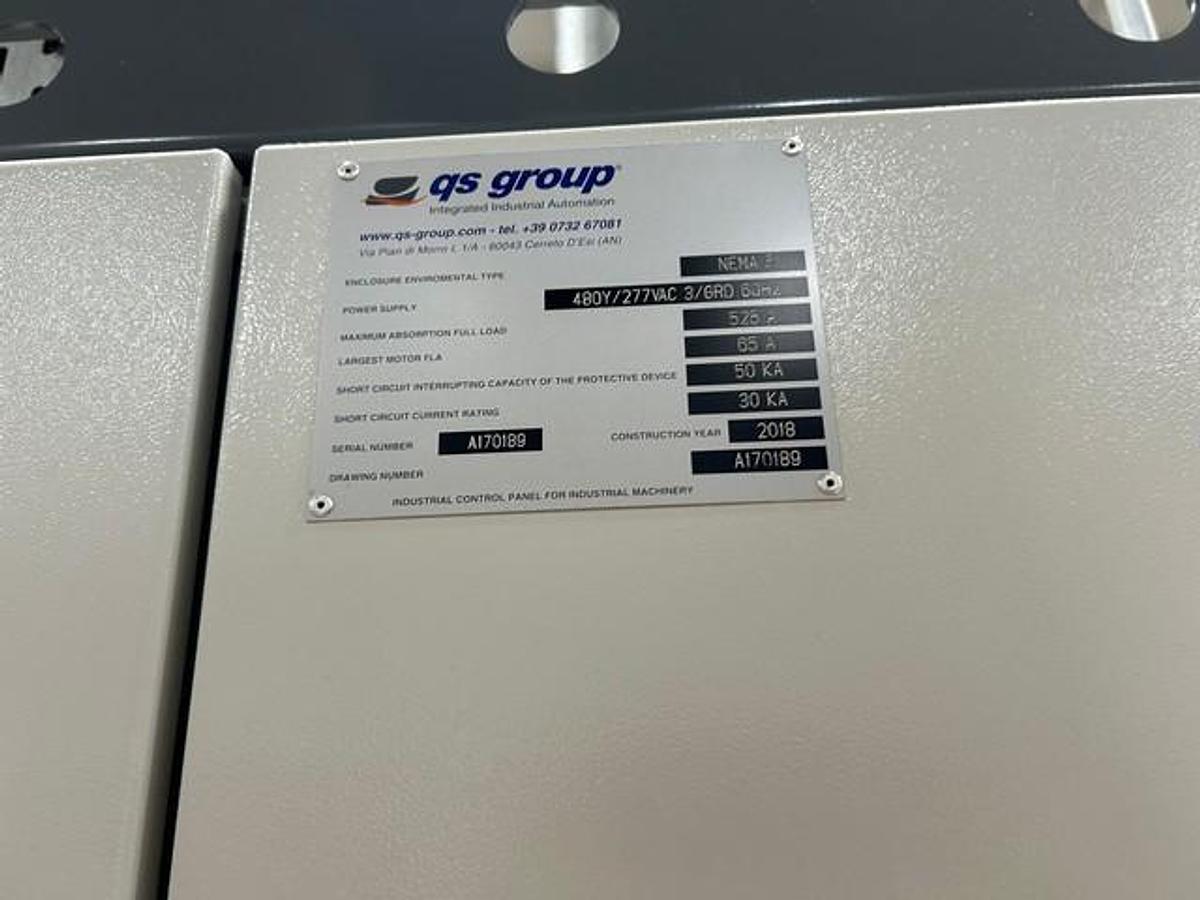 Used 2018 QS Group Sheet Metal Door Fab Line