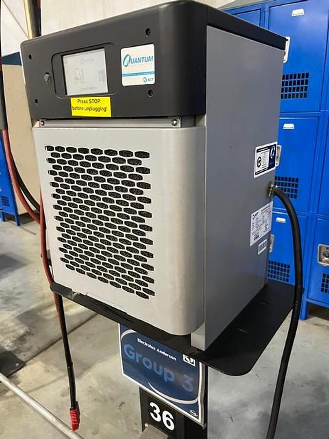 Used 2018 ACT High Frequency Battery Charger Model Q4-48-80-480