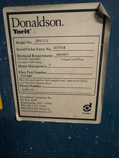 Used Torit DF03-3 Dust Collector