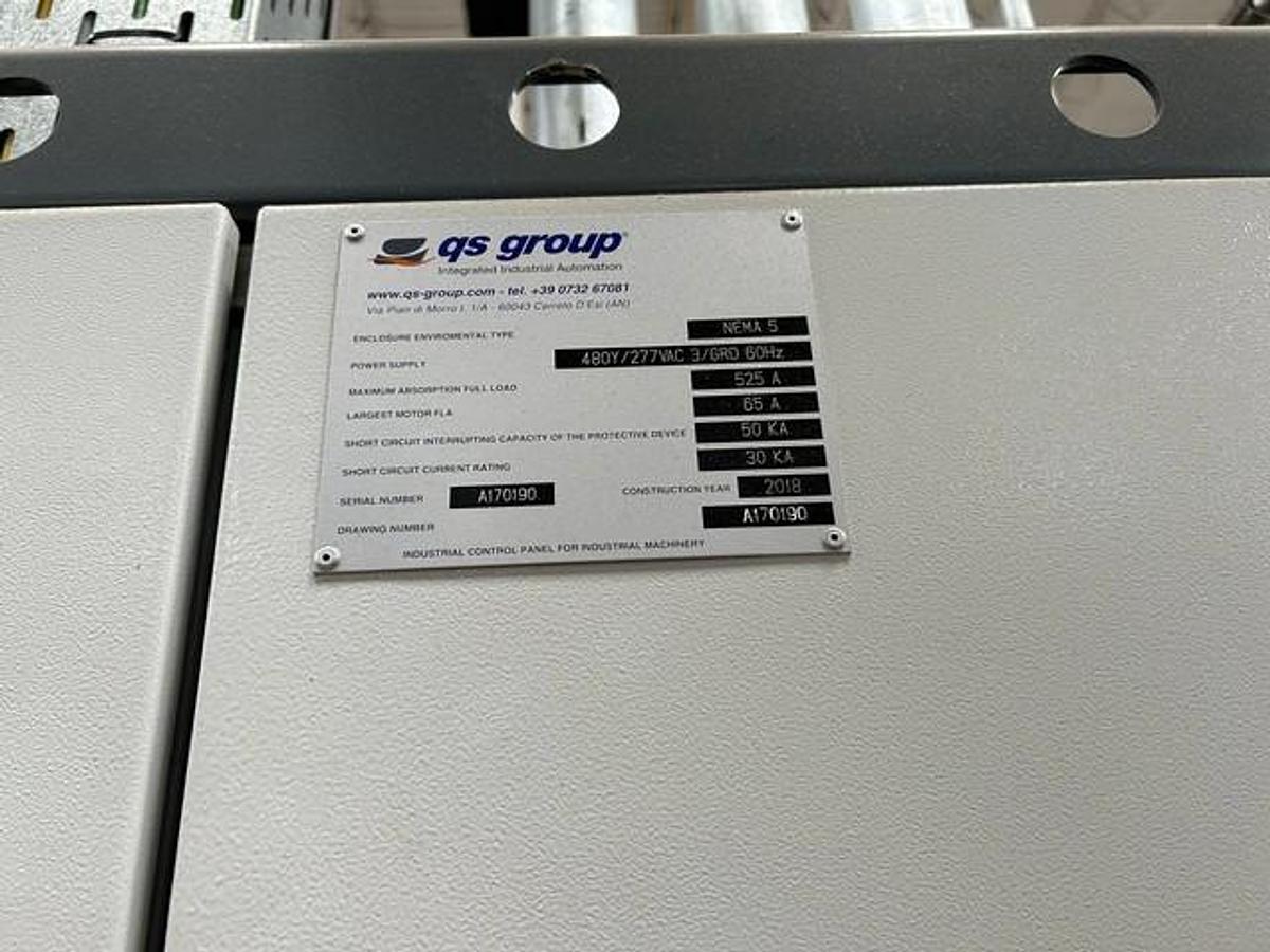 Used 2018 QS Group Sheet Metal Door Fab Line