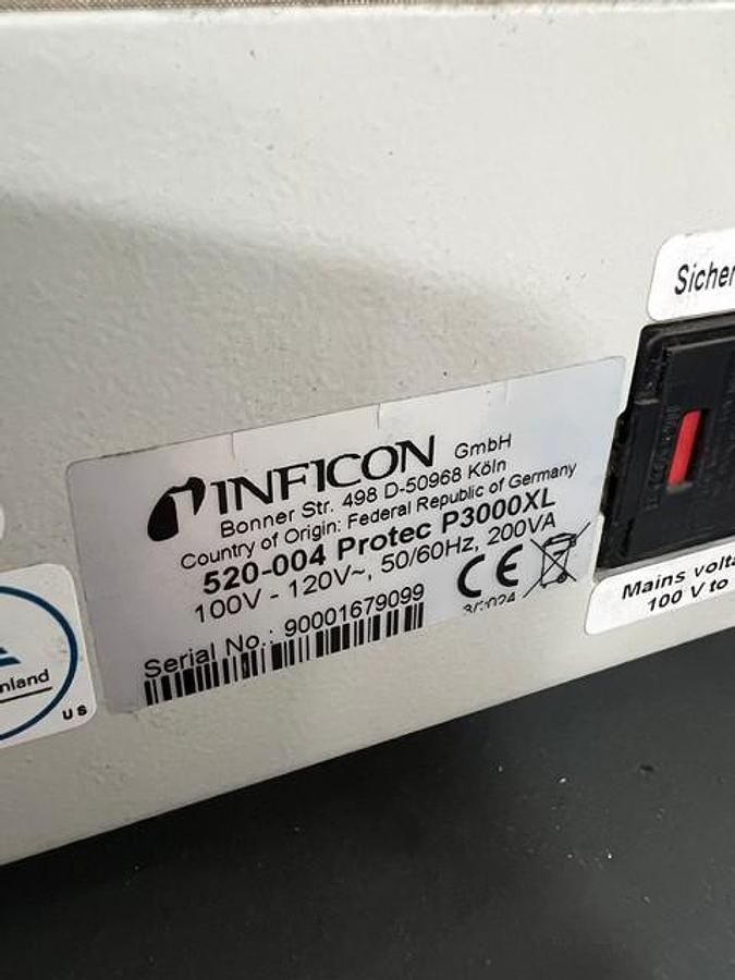 Used 2020 Inficon Leak Detector Model Protec P3000 XL