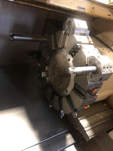 Used 2007 MAZAK QTN 450 II CNC Big Bore Turning Center