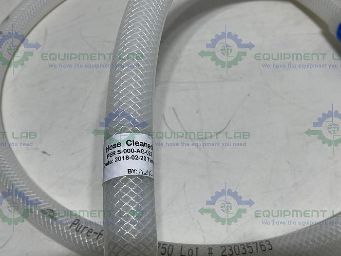 Used Saint Gobain  23035763 Pure Fit 96" Hose w/ 1" Sanitary Fitting 90 PSI at 20°C