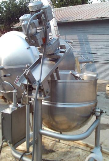 Used 80 GALLON GROEN SCRAPE SURFACE KETTLE – 316 S/S – JACKETED (#9787)