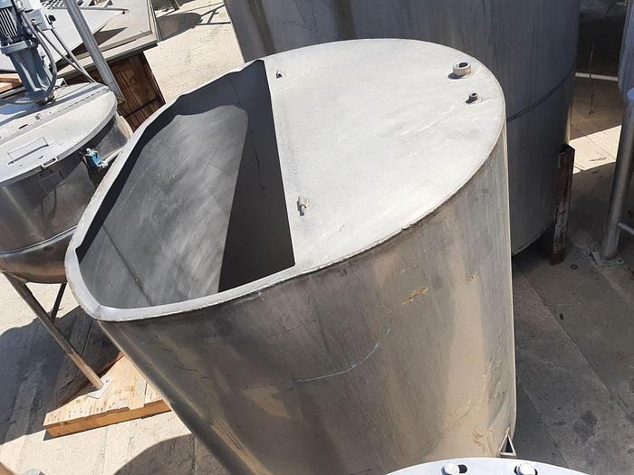 Used Tank, 360 Gallon, 316 S/st, FT/DB, 48" x 46" #S744704