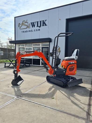 Rhinoceros Xn12-8 1200kg minigraver kubota diesel verstelbaar