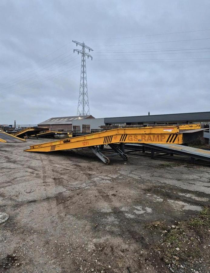 Gebruikt Gs international Gs 1211 12 ton laadbrug/loadingramp/verla