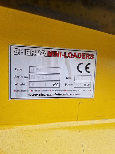 Used Sherpa sh150 bj 2016