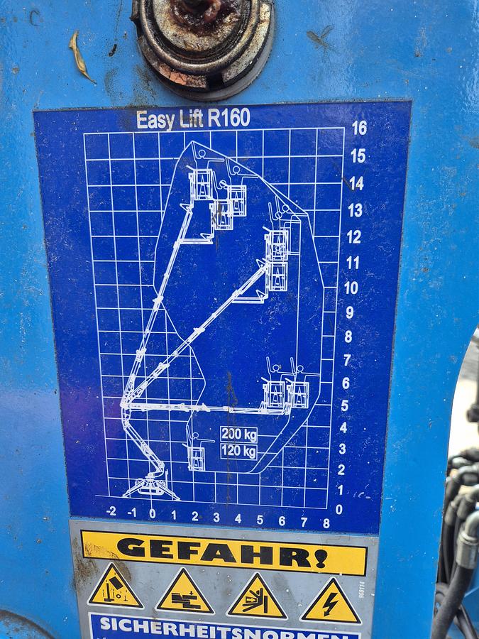 Gebruikt 2016 Easylift  R190 19 mtr workingheigth diesel/ electro