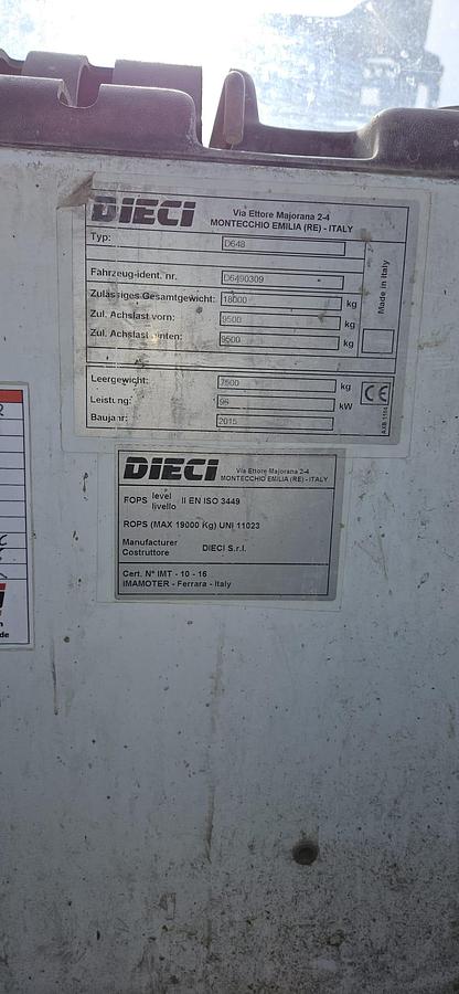 Gebruikt 2015 Dieci F7000 concretemixer