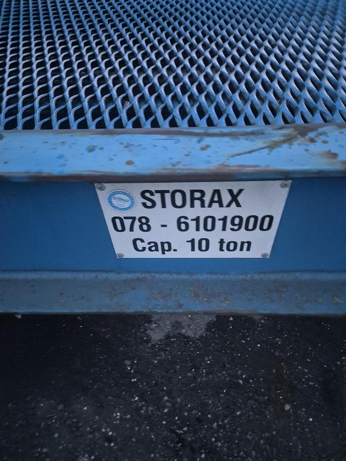 Gebruikt 2010 Storax 10 ton laadbrug
