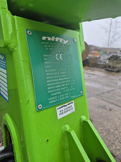 Used 2014 Niftylift Sd120 diesel/ electrisch 2260kg eigen gewicht