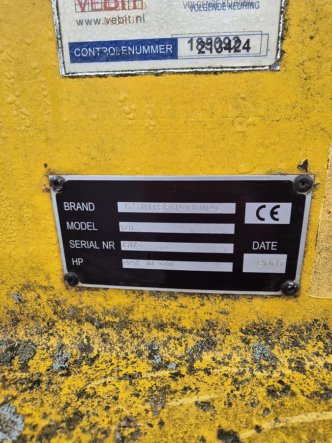 Gebruikt 2007 Gs international 10t laadbrug/loadingramp/ verladerämpe