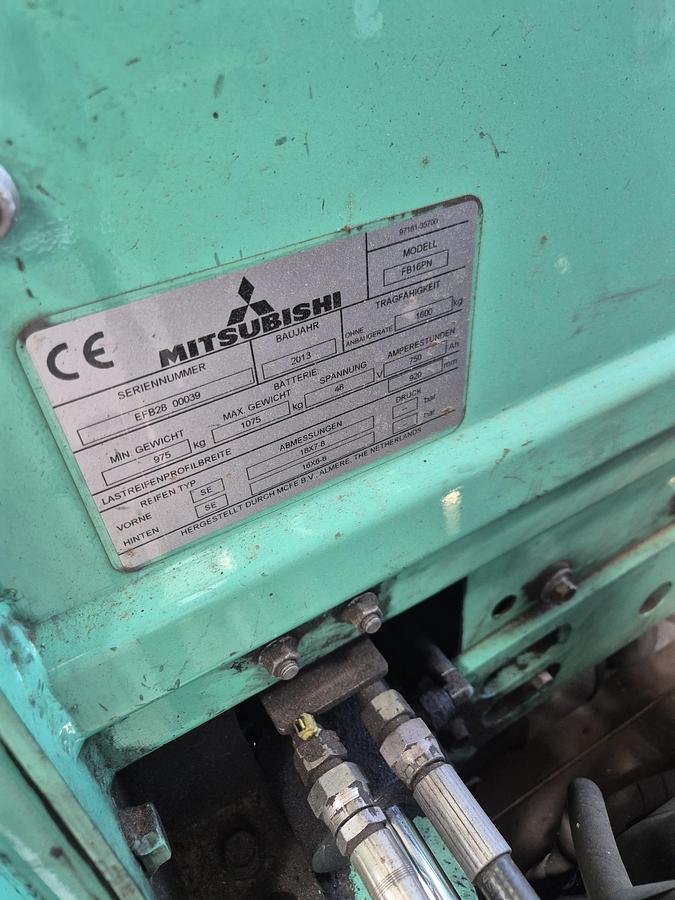 Gebruikt 2013 Mitsubishi  Flp16 1.6t sideshift / triplex