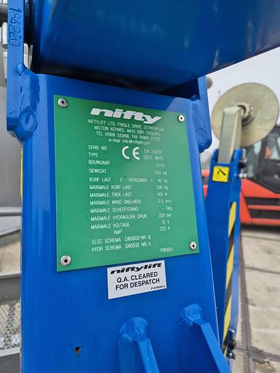 Gebruikt 2018 Niftylift  120t 12mtr werkh eigen accus