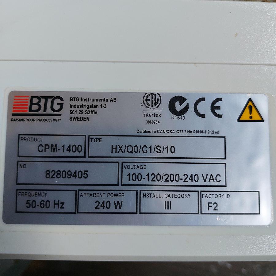 Gebraucht Consistency Transmitter BTG MEK-3000