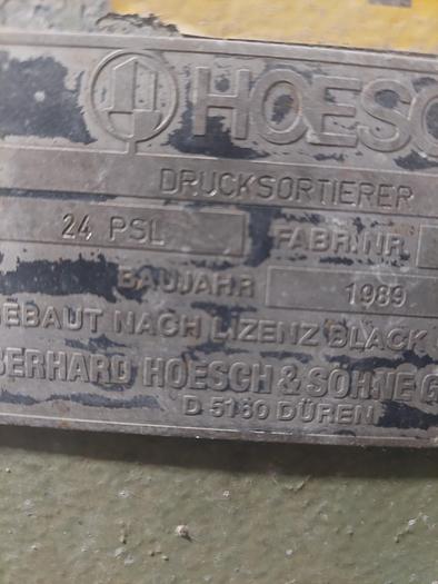 Gebraucht Pressure Screen - Hoesch