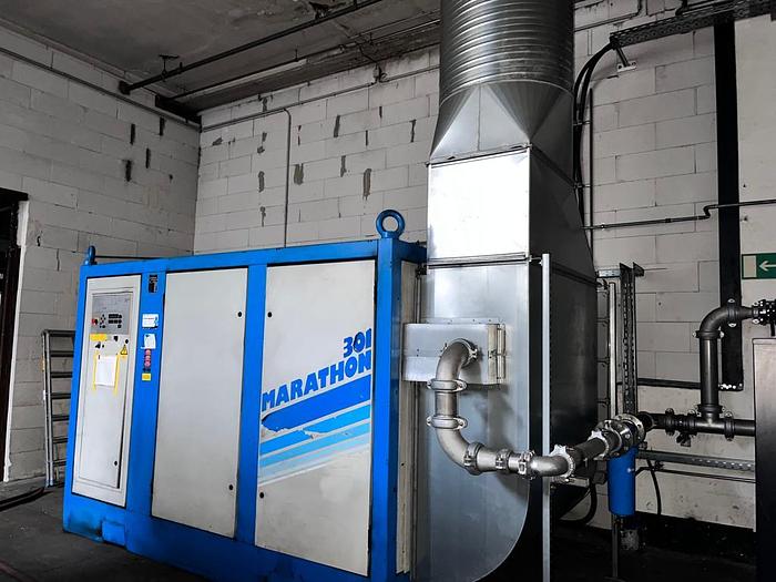 Gebraucht (EAG-48) - Air Compressor DEMAG Marathon + Air Dryer PARKER HIROSS POLESTAR SMART