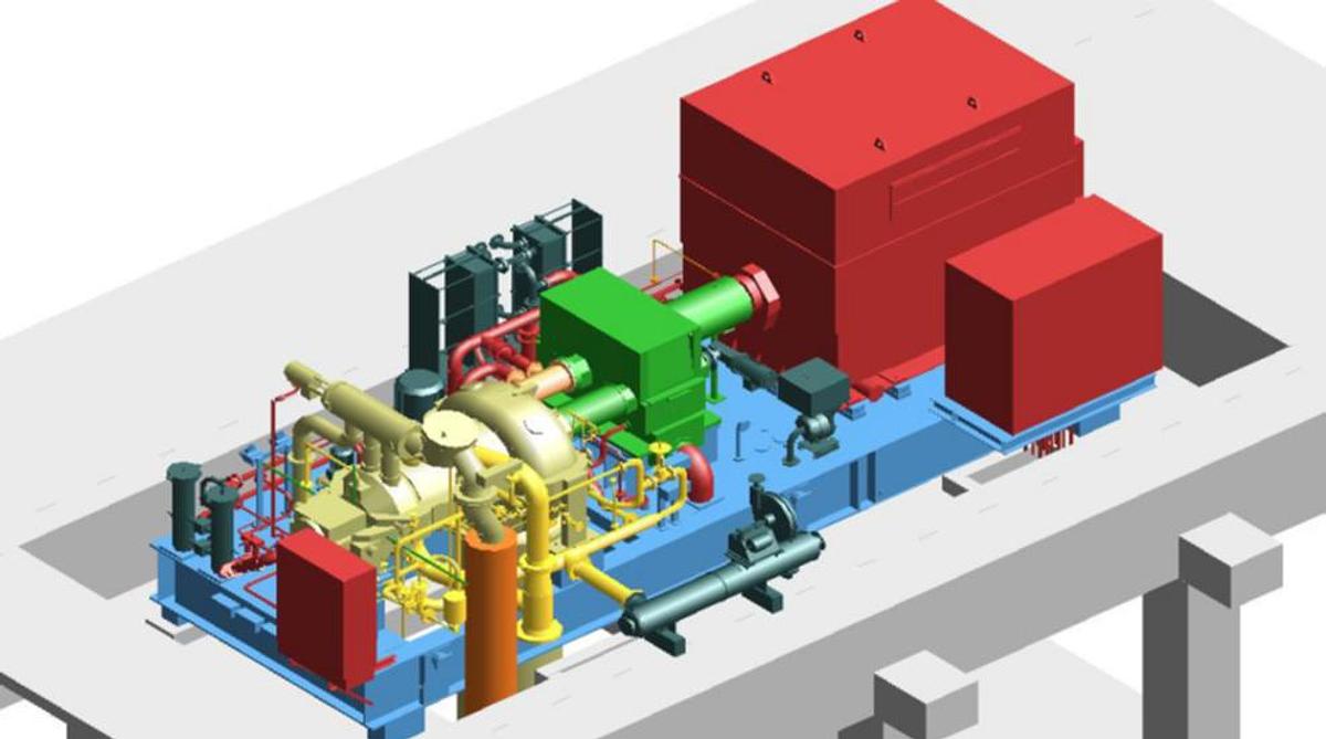 Gebraucht Steam Turbine 