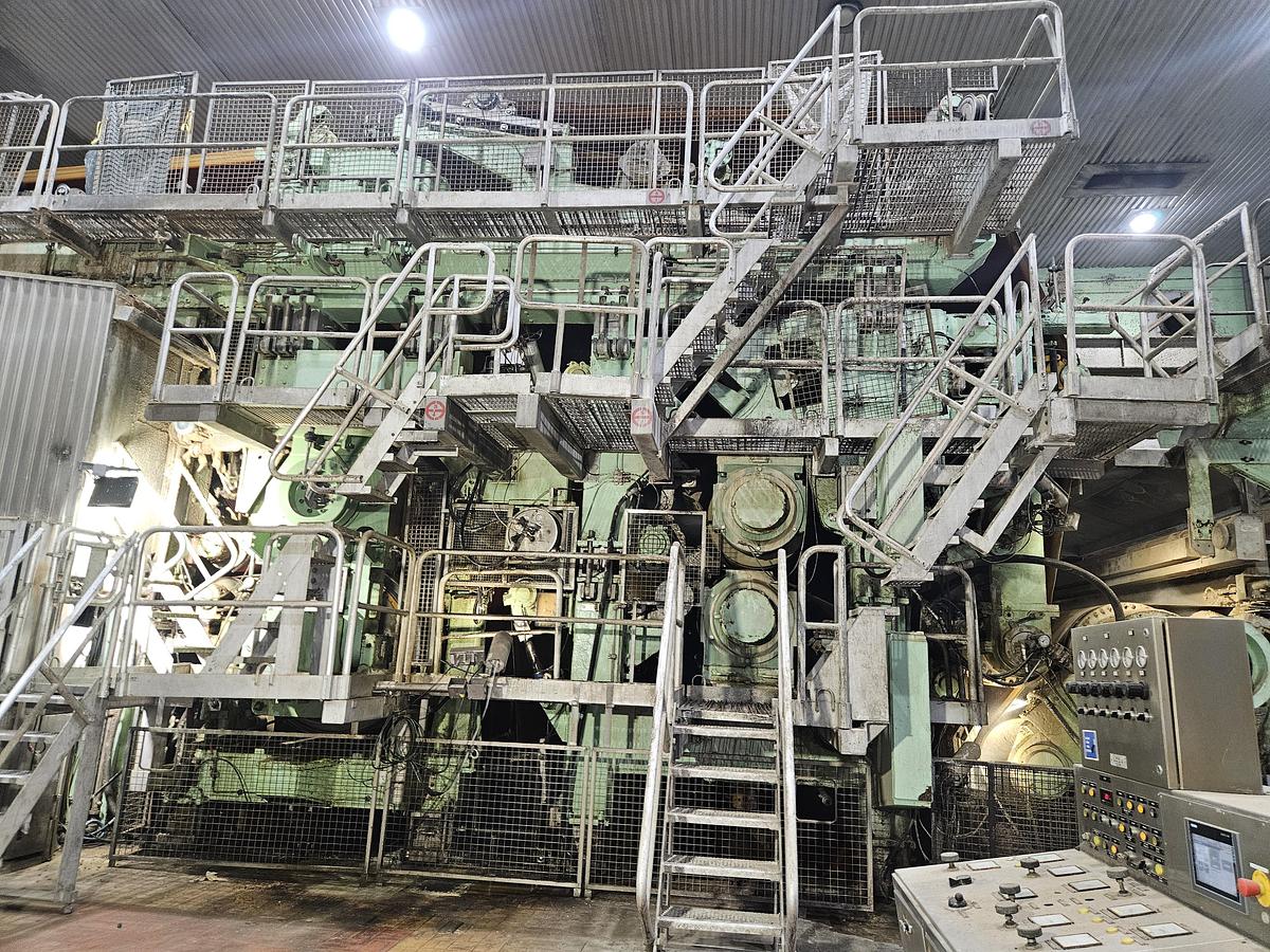 Gebraucht Paper Machine Fourdrinier with shoe press for Board paper - 4800 mm