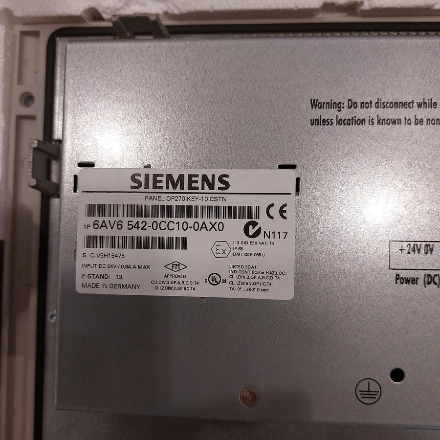 Operator Panel Siemens Simatic 6AV6 542-0CC10-0AX0
