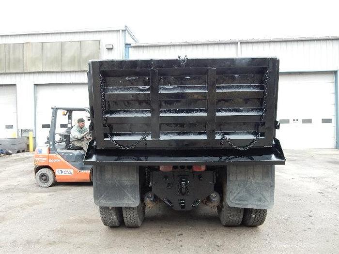 Used 15ft. Crysteel Gravel Box and Hoist
