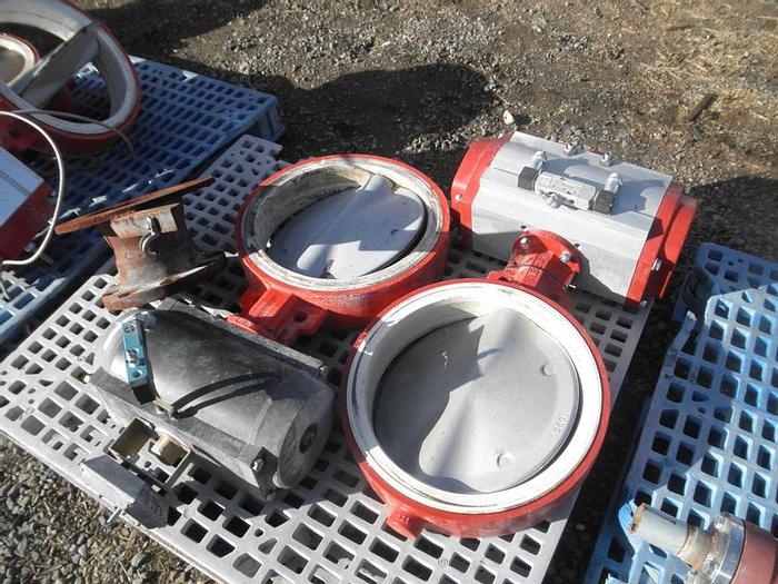 Used Valve, Butterfly, 12" to 15", S/st & Lined, (7) Valves, #S741497