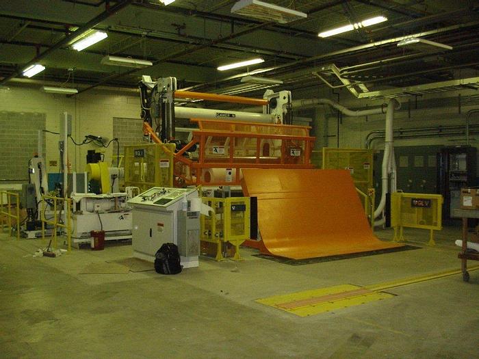 Used 122' Cameron 458 HHD Two Drum Tissue Rewinder