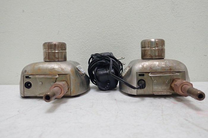 Used Lot of 2 Biotool NeuTec LabFlame IR Laboratory Bunsen Burners with AC Adaptor