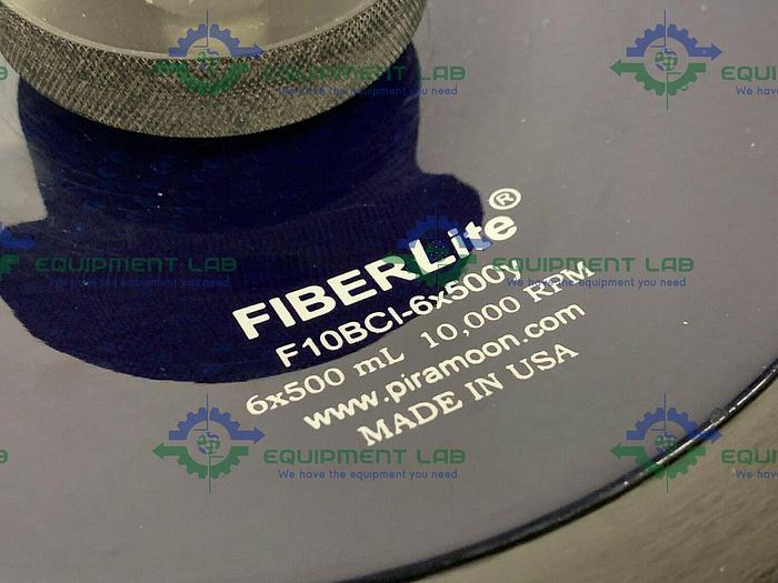 Used Beckman Coulter FiberLite F10BCI-6x500y  Rotor 6x500 mL 10,000 RPM